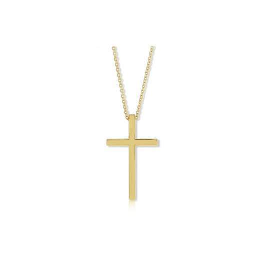Classic Cross Pendant with Cable Chain