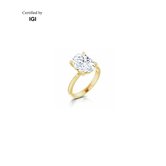 Oval Solitaire Engagement Ring