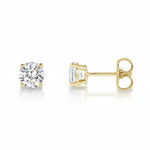 Round Lab-Grown Diamond Stud Earrings Image