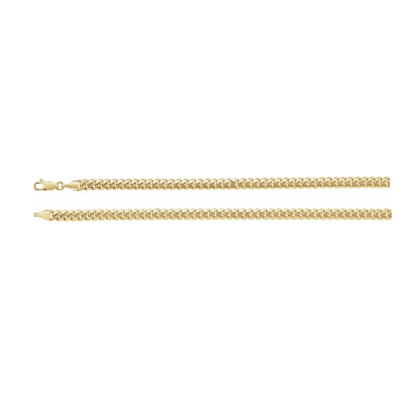 14K Solid Gold Miami Cuban Curb 8" Bracelet 5 mm