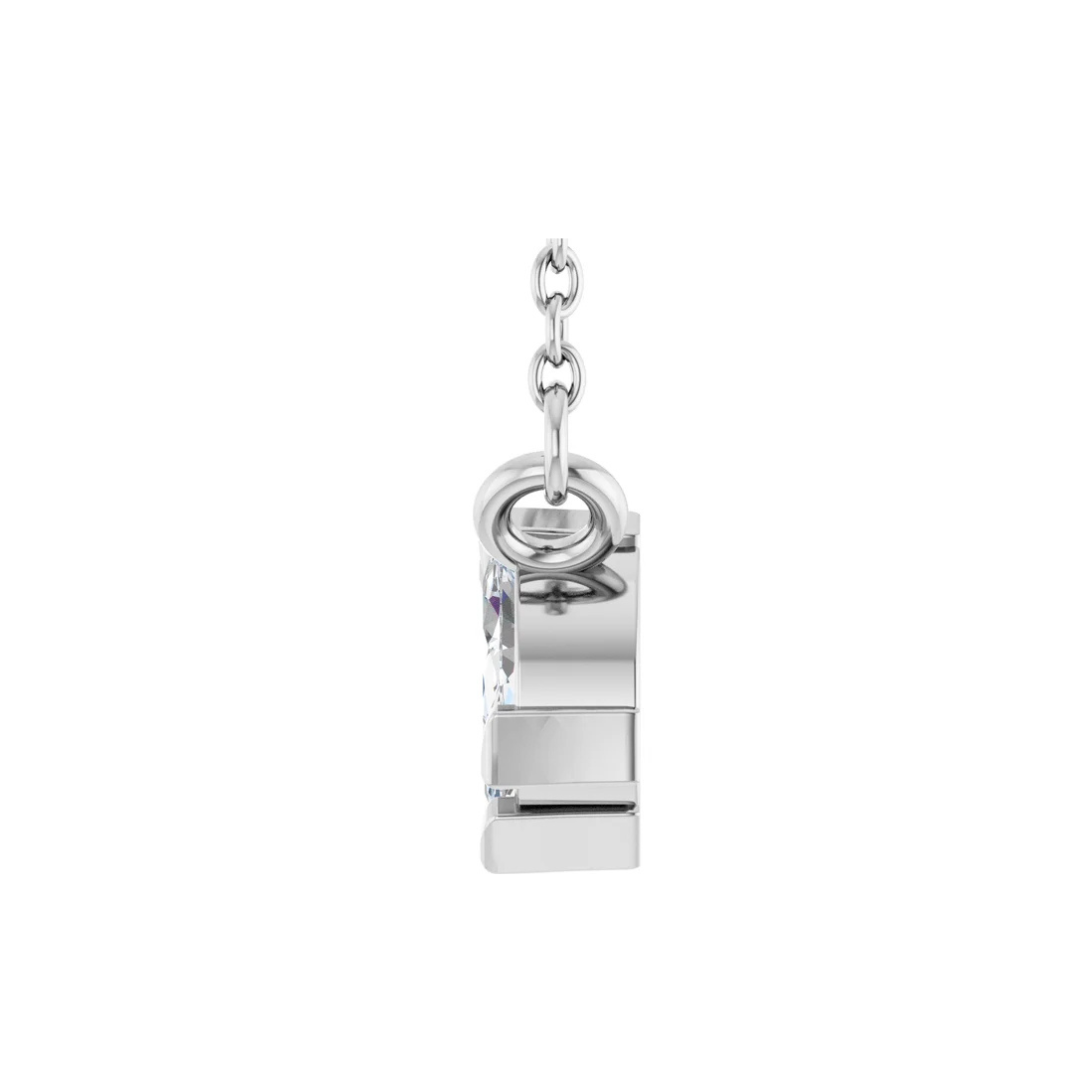 Lab-Grown Diamond Three-Stone Necklace (0.20 CTW), 18"