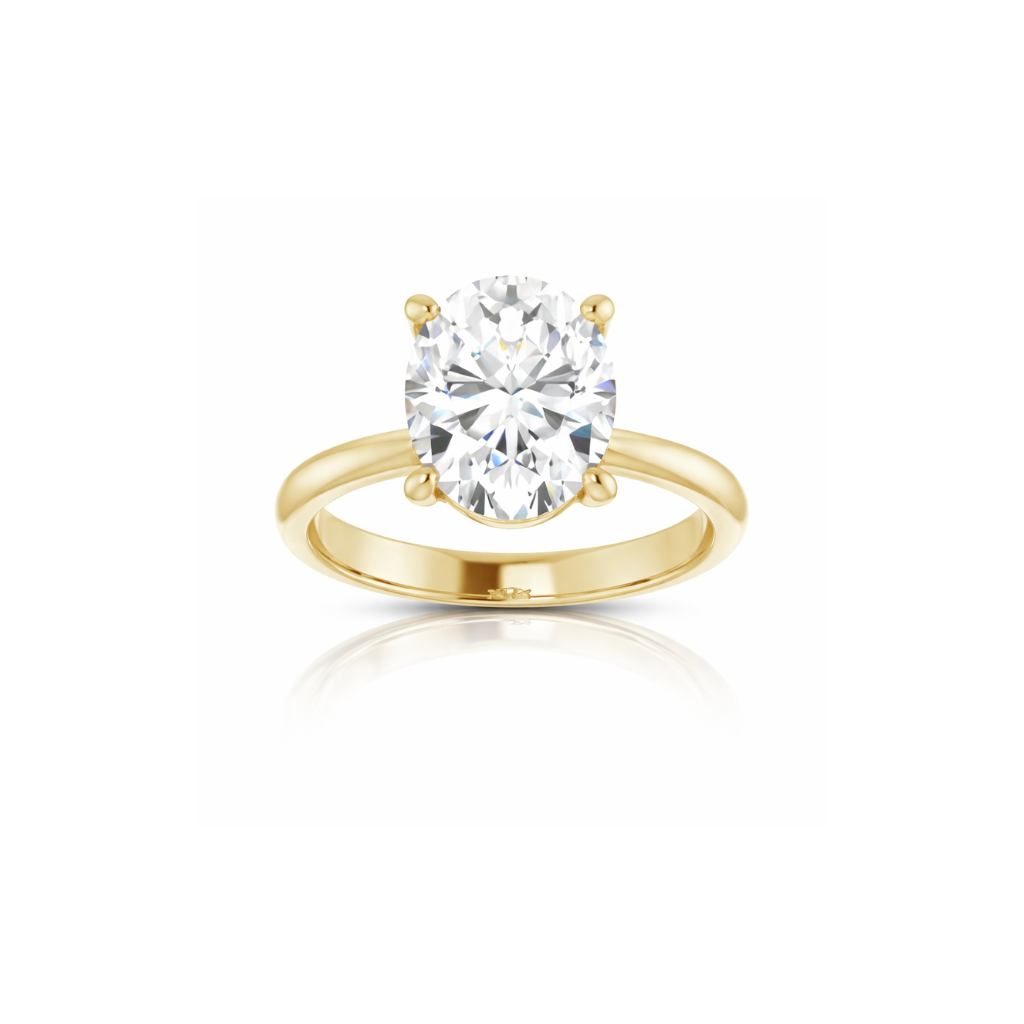 Oval Solitaire Engagement Ring