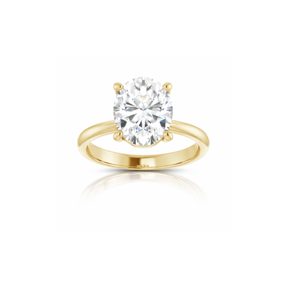 Oval Solitaire Engagement Ring