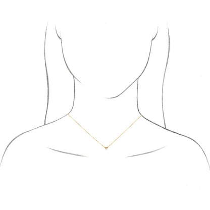 Round Lab-Grown Ruby Solitaire Necklace