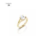 Oval Cut Diamond Solitaire Engagement Ring Image