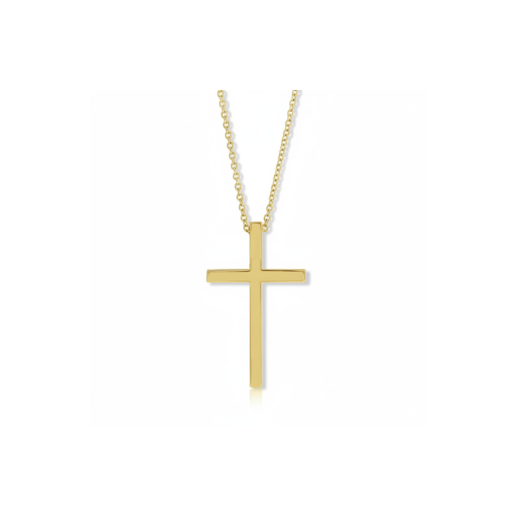 Classic Cross Pendant with Cable Chain