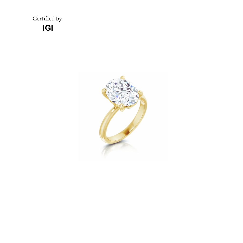 Oval Solitaire Engagement Ring