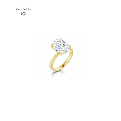 Oval Solitaire Engagement Ring