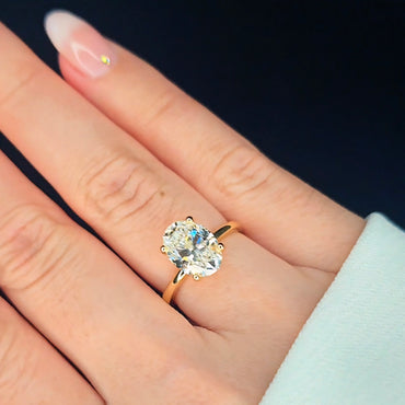 Oval Solitaire Engagement Ring