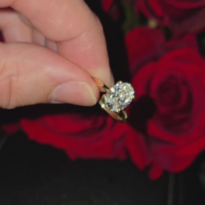 Oval Solitaire Engagement Ring
