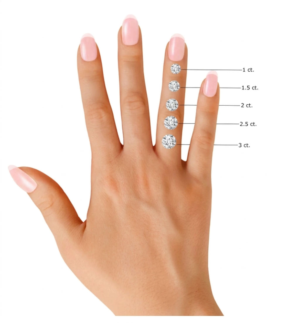 Round Halo Engagement Ring with Lab-Grown Diamond